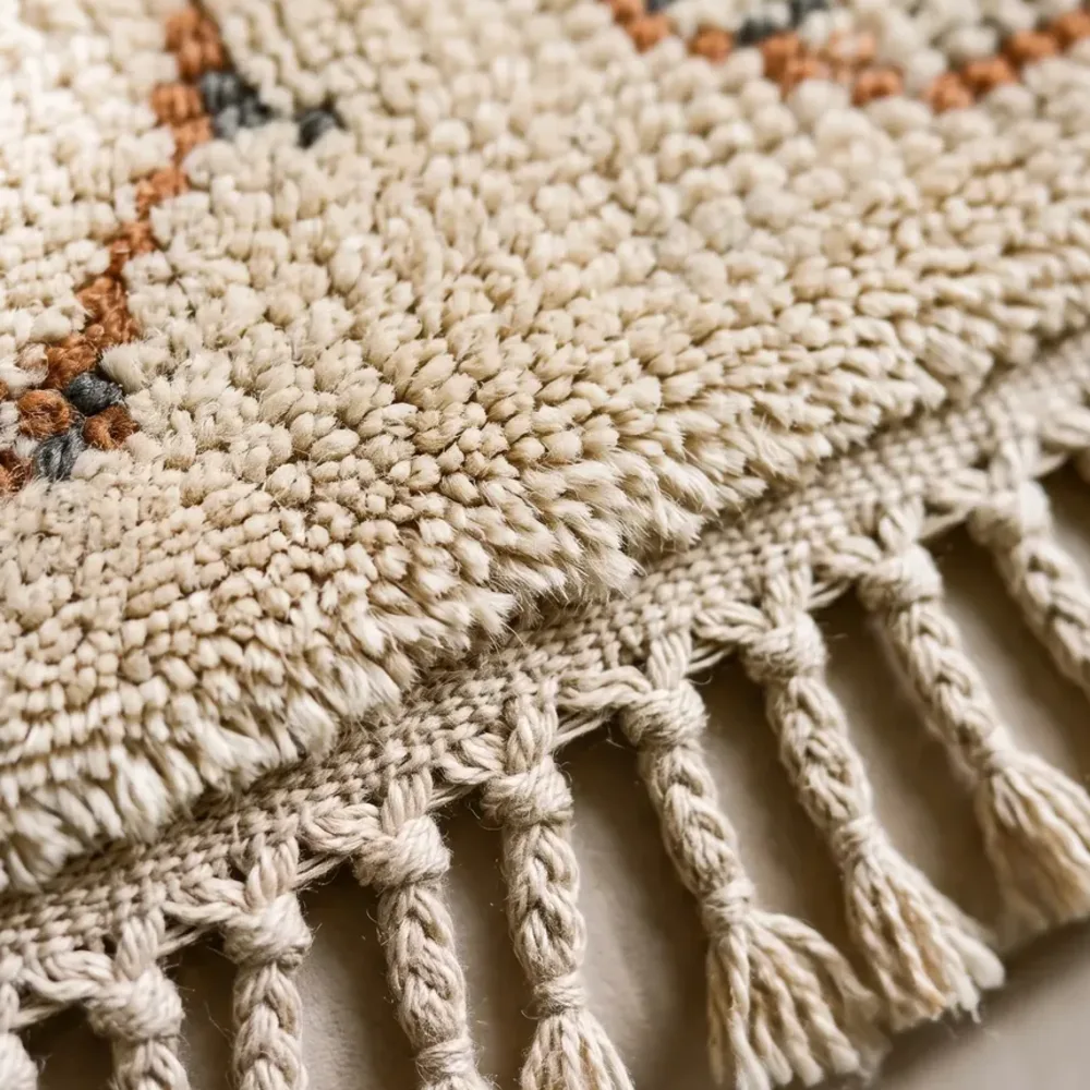 Soft camel wool gathered in loose folds